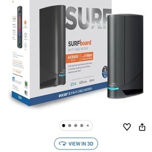 ARRIS SURFboard Black Wi-Fi Cable Modem